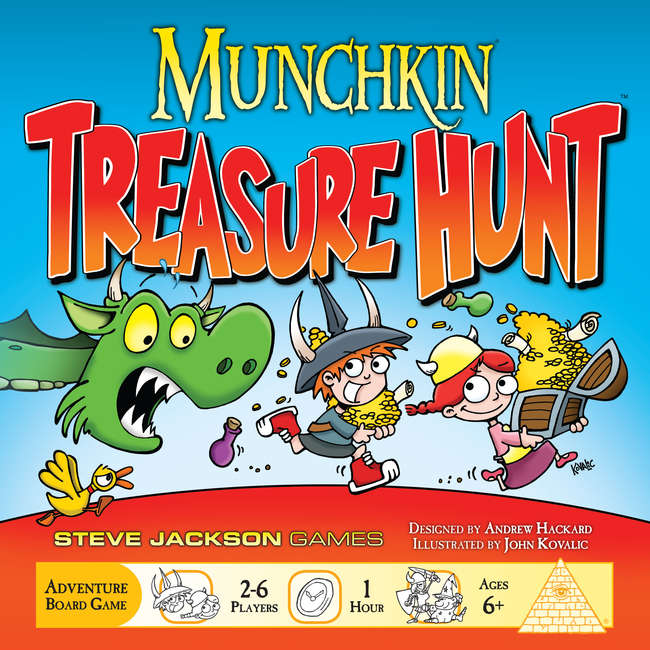 Konsultation Dykker specielt Munchkin Treasure Hunt - Brætspil - papskubber.dk